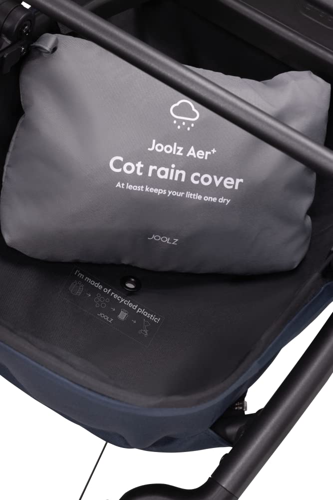 AER+ Buggy Rain Cover - Windproof & Waterproof Winter Stroller Accessory - Clear Baby Travel Weather Shield for Sun, Dust, and Snow Protection - Compact and Easy Storage - Grey