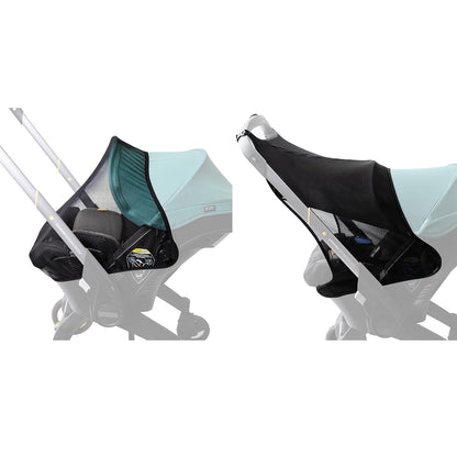 Stroller Sun Shade, Functional Sun Protection Extension Compatible with Doona car seat Stroller & Mosquito Net for Stroller, Compatible with Doona Stroller