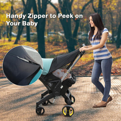Stroller Sun Shade, Functional Sun Protection Extension Compatible with Doona car seat Stroller & Mosquito Net for Stroller, Compatible with Doona Stroller