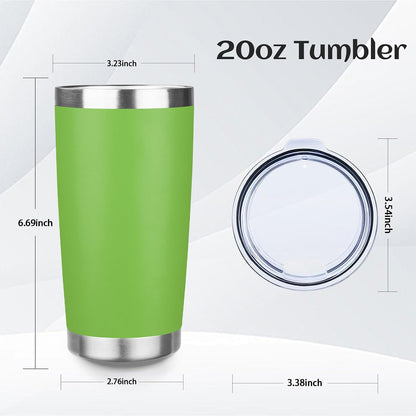 20oz Stainless Steel Travel Coffee Tumbler,Silver | Travel Coffee Mug,Spill-proof Lid,Double Wall,BPA-free Travel Cups,Insulated Cup Fits Car Cupholders