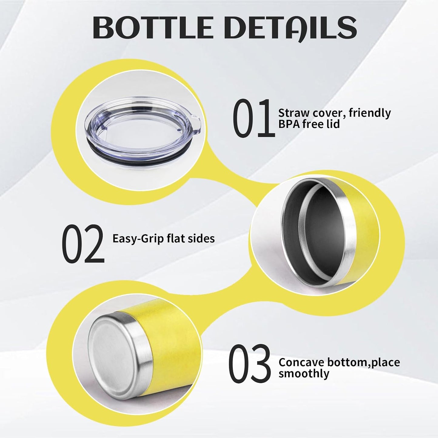 20oz Stainless Steel Travel Coffee Tumbler,Silver | Travel Coffee Mug,Spill-proof Lid,Double Wall,BPA-free Travel Cups,Insulated Cup Fits Car Cupholders