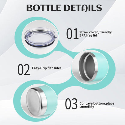 20oz Stainless Steel Travel Coffee Tumbler,Silver | Travel Coffee Mug,Spill-proof Lid,Double Wall,BPA-free Travel Cups,Insulated Cup Fits Car Cupholders