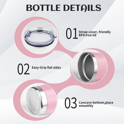 20oz Stainless Steel Travel Coffee Tumbler,Silver | Travel Coffee Mug,Spill-proof Lid,Double Wall,BPA-free Travel Cups,Insulated Cup Fits Car Cupholders