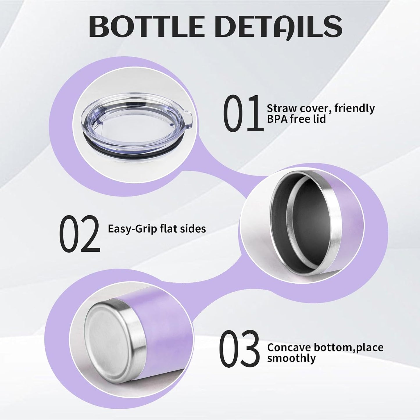 20oz Stainless Steel Travel Coffee Tumbler,Silver | Travel Coffee Mug,Spill-proof Lid,Double Wall,BPA-free Travel Cups,Insulated Cup Fits Car Cupholders