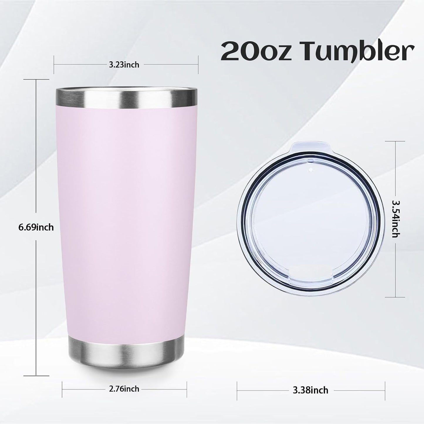 20oz Stainless Steel Travel Coffee Tumbler,Silver | Travel Coffee Mug,Spill-proof Lid,Double Wall,BPA-free Travel Cups,Insulated Cup Fits Car Cupholders
