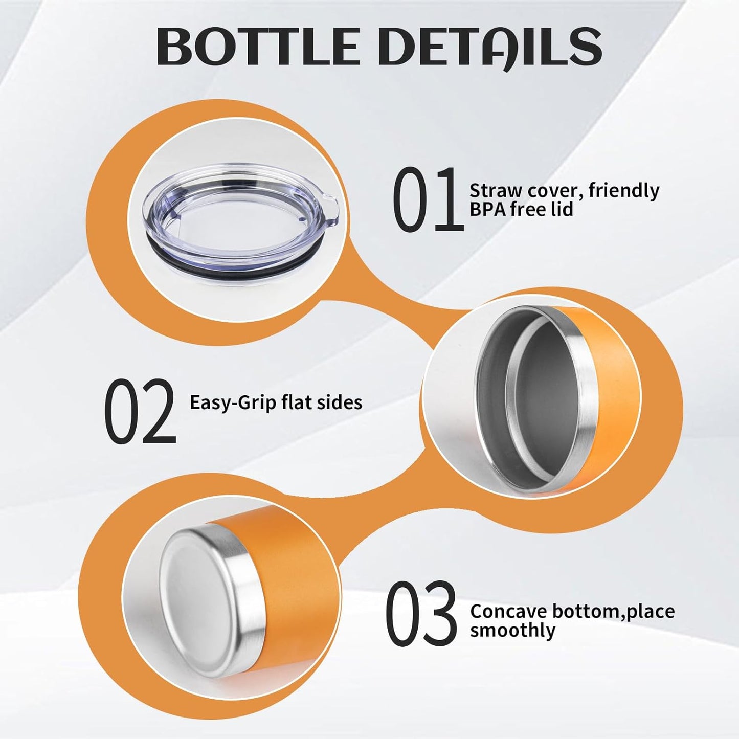 20oz Stainless Steel Travel Coffee Tumbler,Silver | Travel Coffee Mug,Spill-proof Lid,Double Wall,BPA-free Travel Cups,Insulated Cup Fits Car Cupholders