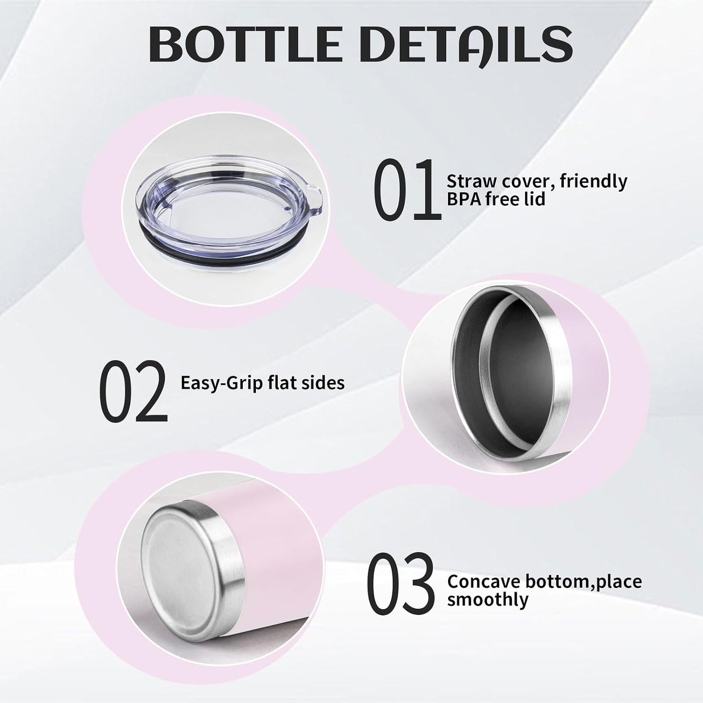 20oz Stainless Steel Travel Coffee Tumbler,Silver | Travel Coffee Mug,Spill-proof Lid,Double Wall,BPA-free Travel Cups,Insulated Cup Fits Car Cupholders