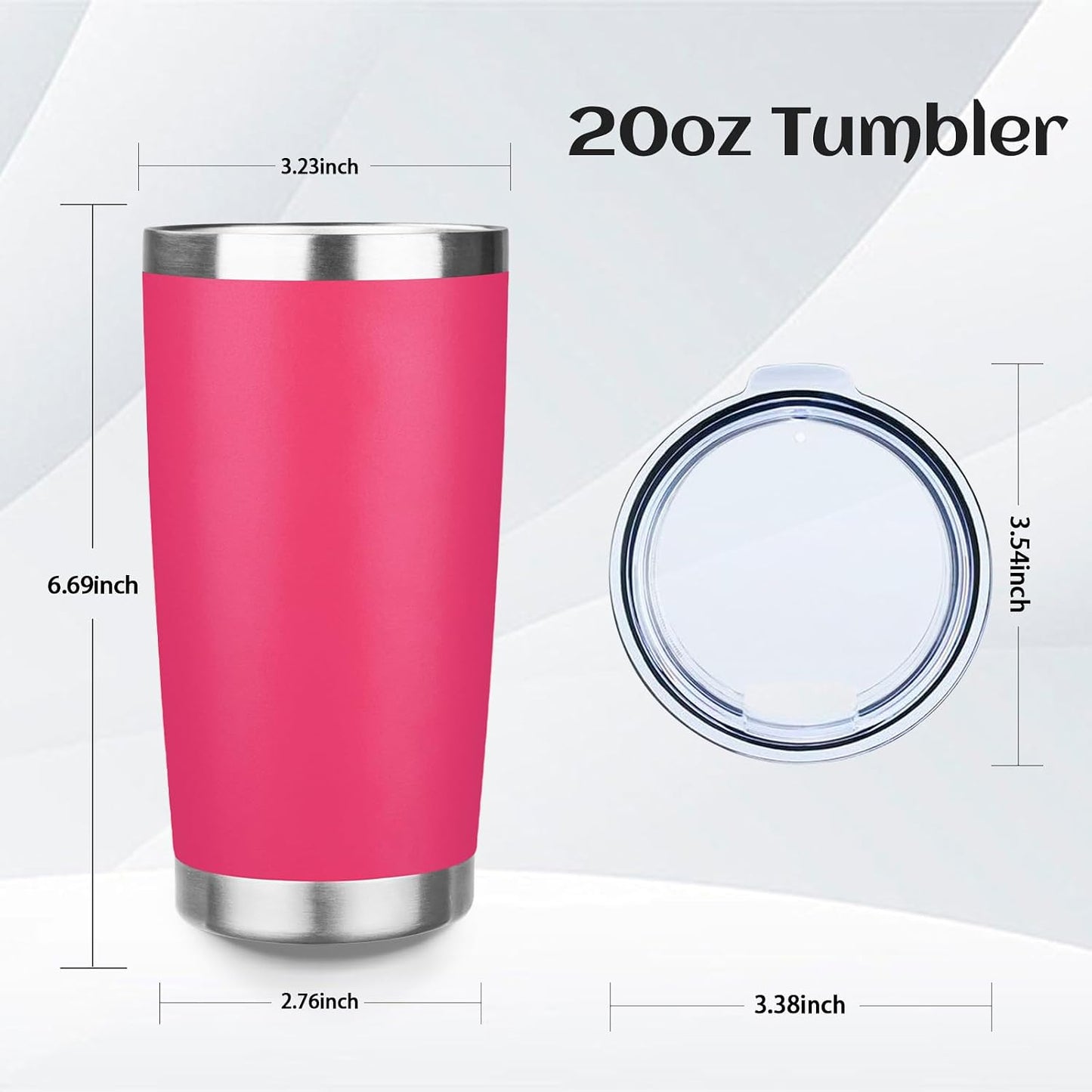 20oz Stainless Steel Travel Coffee Tumbler,Silver | Travel Coffee Mug,Spill-proof Lid,Double Wall,BPA-free Travel Cups,Insulated Cup Fits Car Cupholders