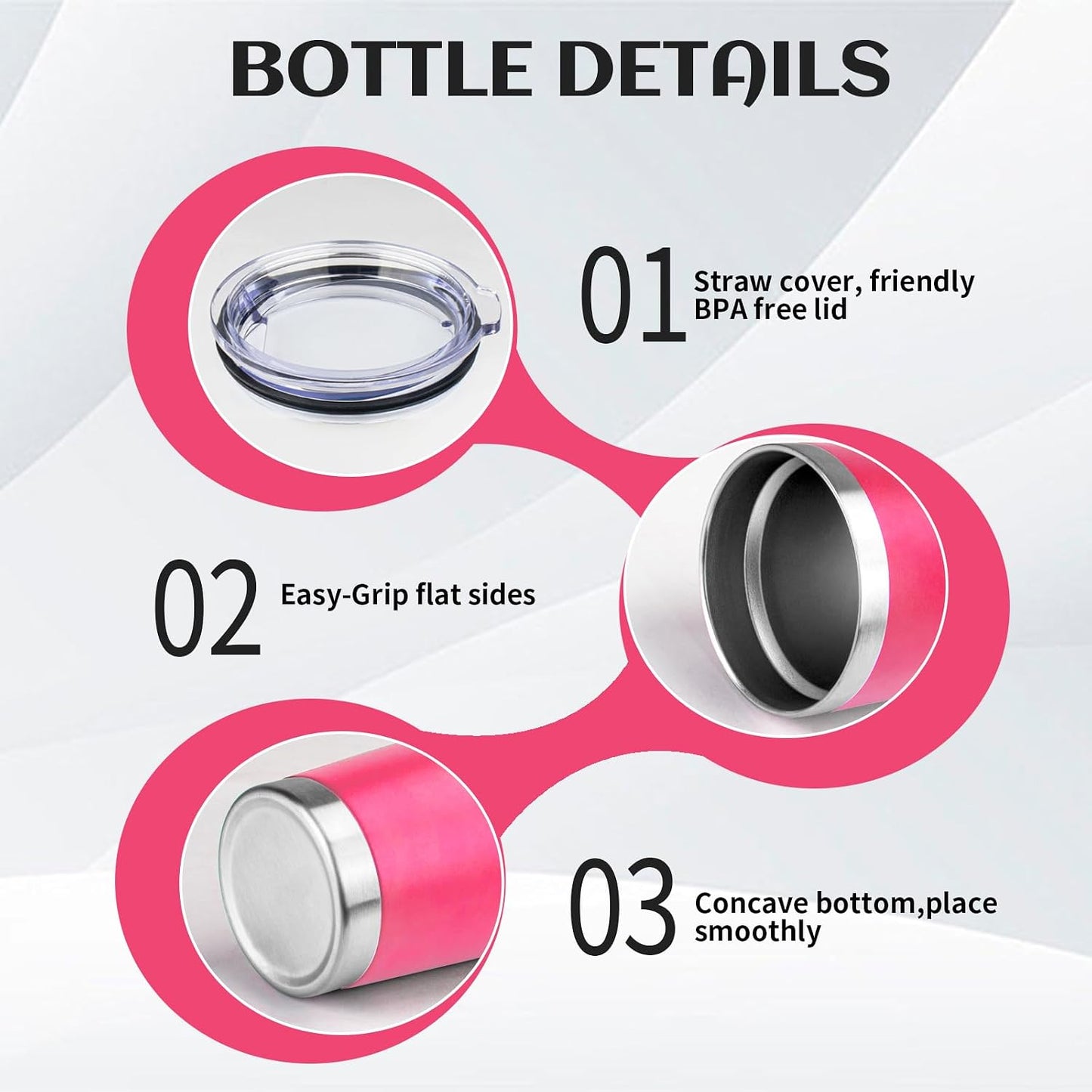 20oz Stainless Steel Travel Coffee Tumbler,Silver | Travel Coffee Mug,Spill-proof Lid,Double Wall,BPA-free Travel Cups,Insulated Cup Fits Car Cupholders