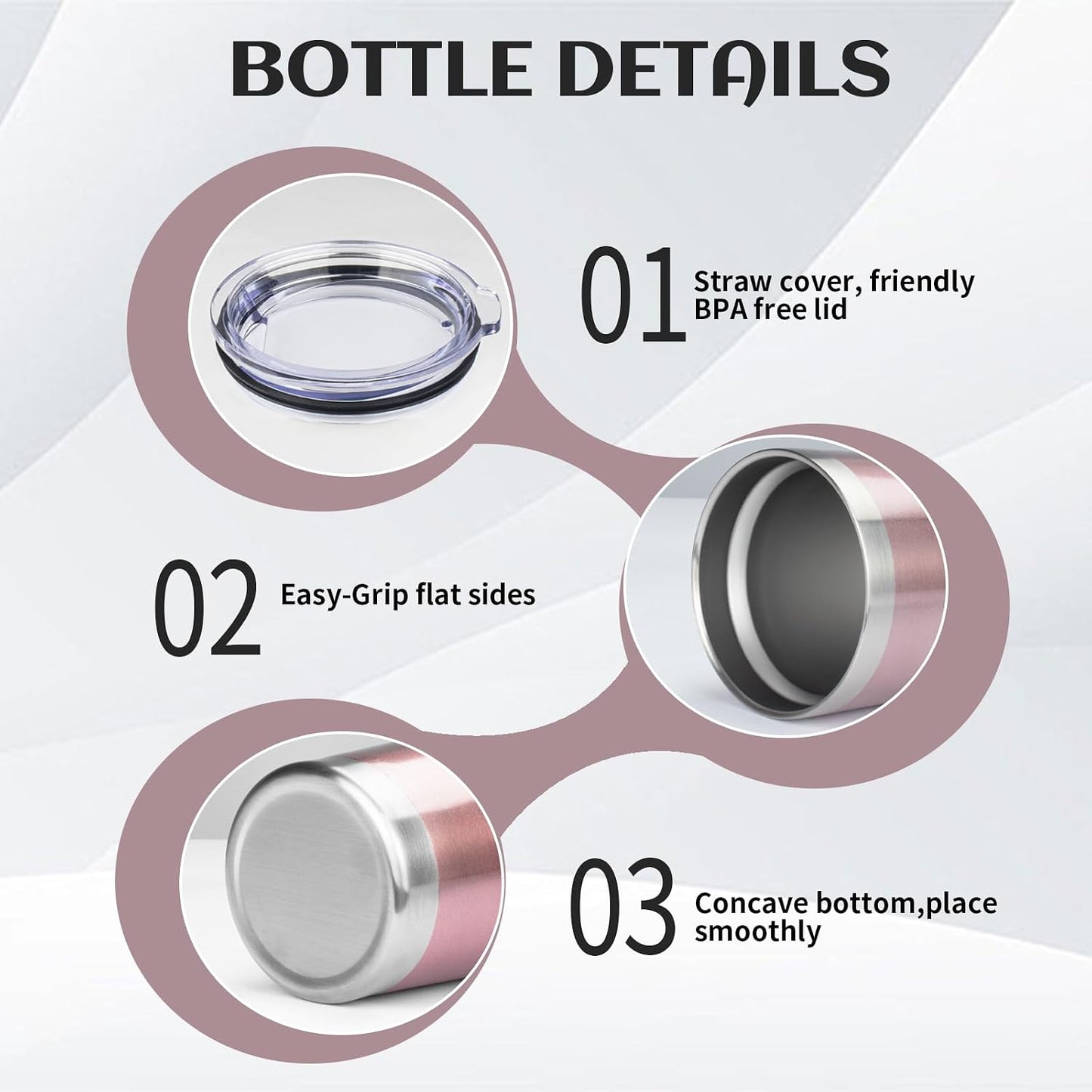 20oz Stainless Steel Travel Coffee Tumbler,Silver | Travel Coffee Mug,Spill-proof Lid,Double Wall,BPA-free Travel Cups,Insulated Cup Fits Car Cupholders