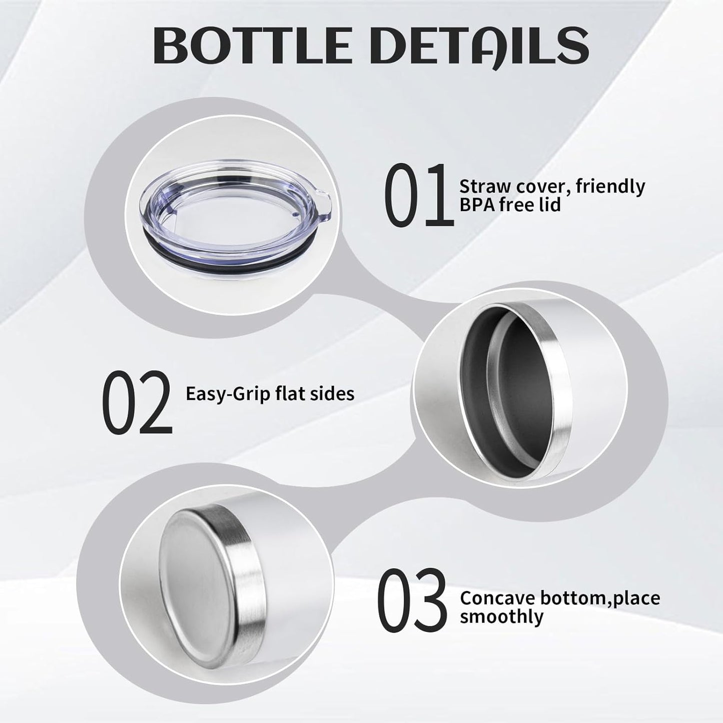 20oz Stainless Steel Travel Coffee Tumbler,Silver | Travel Coffee Mug,Spill-proof Lid,Double Wall,BPA-free Travel Cups,Insulated Cup Fits Car Cupholders