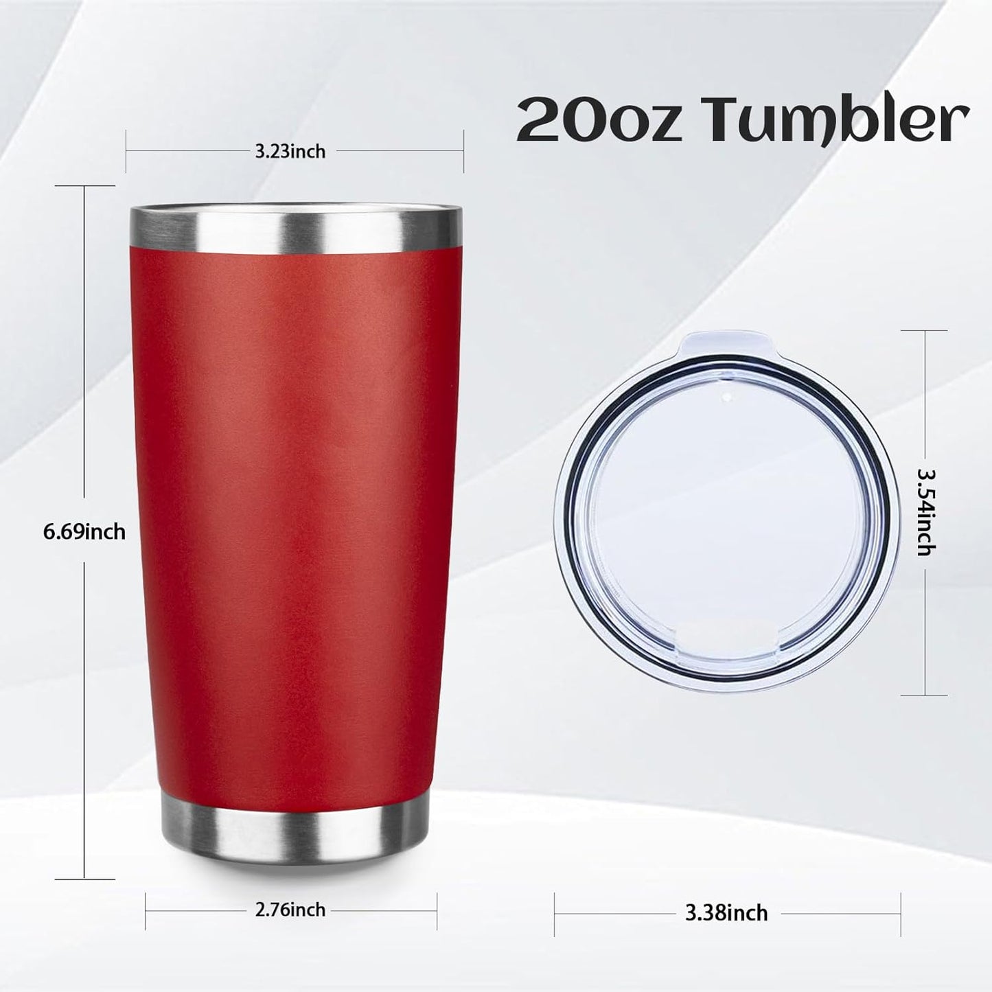 20oz Stainless Steel Travel Coffee Tumbler,Silver | Travel Coffee Mug,Spill-proof Lid,Double Wall,BPA-free Travel Cups,Insulated Cup Fits Car Cupholders