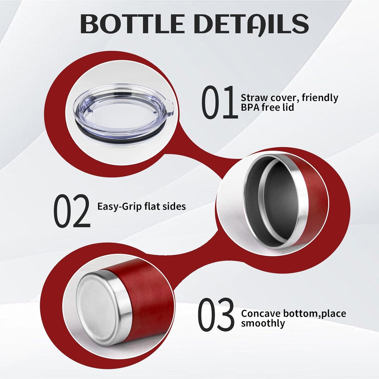 20oz Stainless Steel Travel Coffee Tumbler,Silver | Travel Coffee Mug,Spill-proof Lid,Double Wall,BPA-free Travel Cups,Insulated Cup Fits Car Cupholders