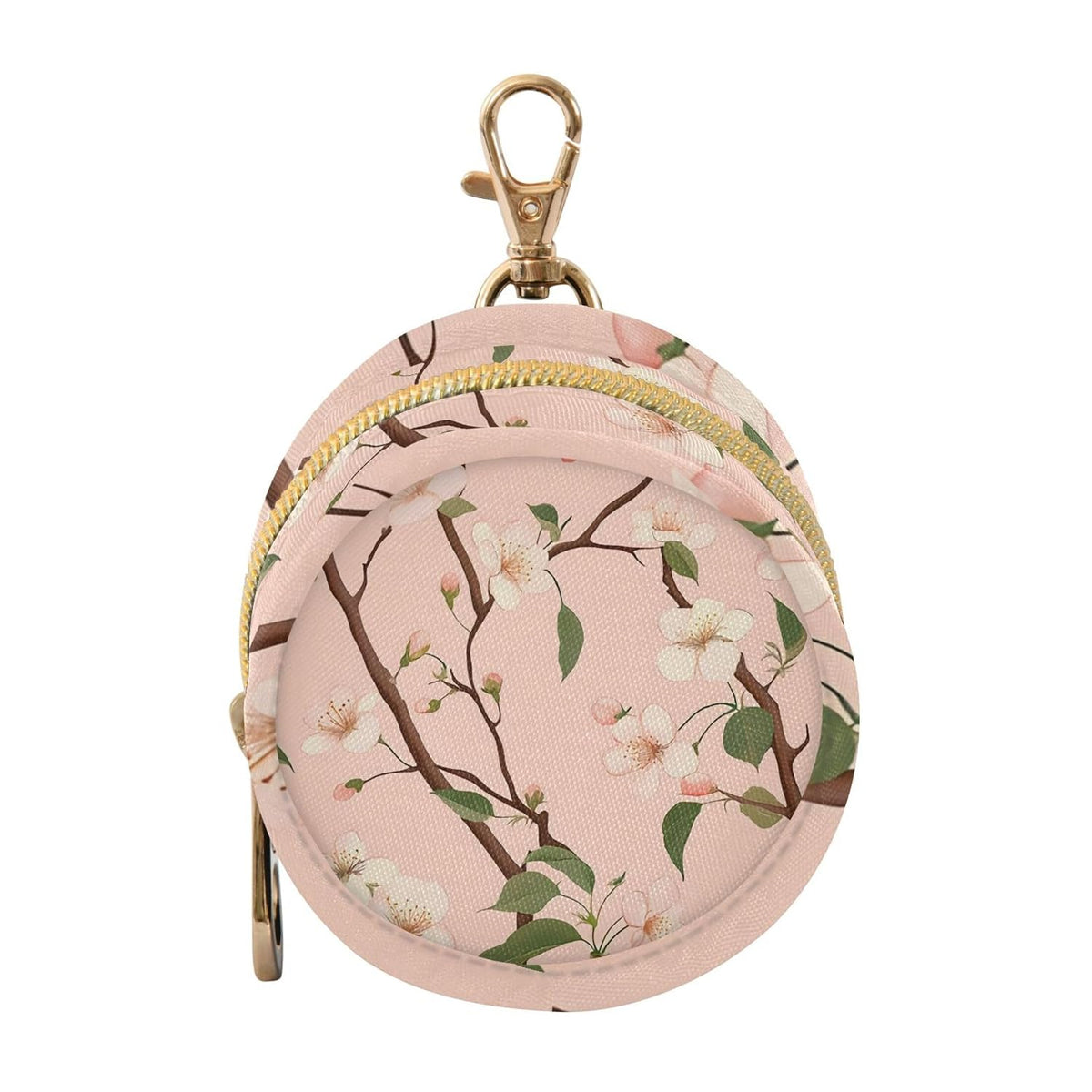 Pretty Flowers and Branches Baby Pacifier Holder Case, Dustproof Portable Storage Box for Diaper Bag Purse, Pacifier Storage Container for Boys & Girls