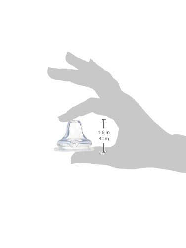 8 Pack Nuk Clear Silicone Replacement Spouts