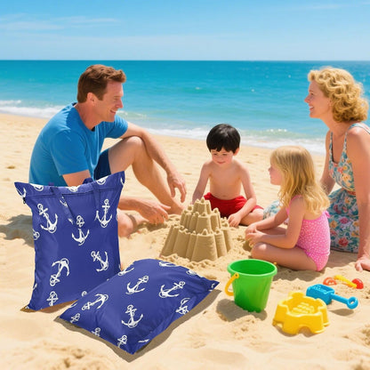Ship Ropes Waterproof Travel Laundry Bag Reusable 2 Count