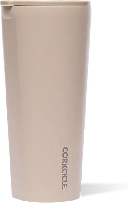 Classic Insulated Tumbler - Stainless Steel Tumbler with Lid, Triple Insulated for Hot & Cold Drinks, Shatterproof Lid, Cupholder Friendly, BPA-Free - 24oz - Cacao