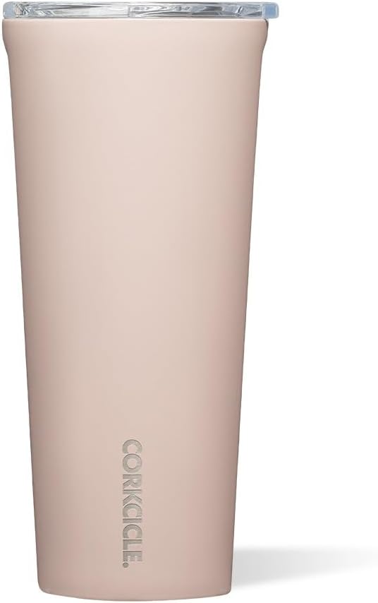 Classic Insulated Tumbler - Stainless Steel Tumbler with Lid, Triple Insulated for Hot & Cold Drinks, Shatterproof Lid, Cupholder Friendly, BPA-Free - 24oz - Cacao