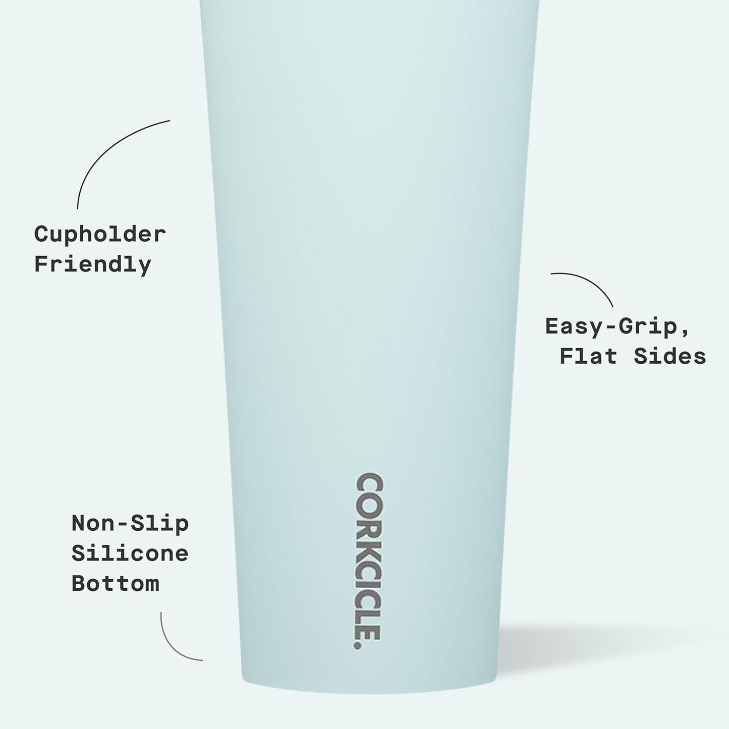 Classic Insulated Tumbler - Stainless Steel Tumbler with Lid, Triple Insulated for Hot & Cold Drinks, Shatterproof Lid, Cupholder Friendly, BPA-Free - 24oz - Cacao