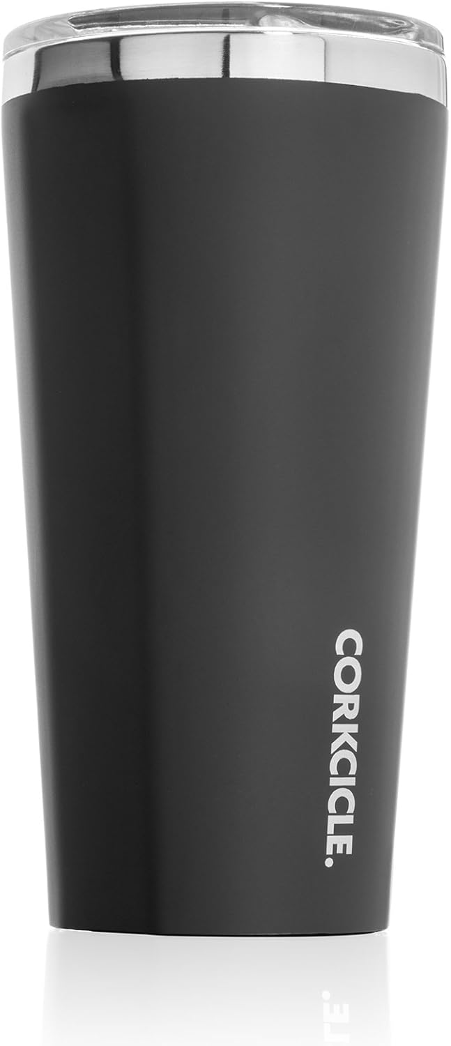 Classic Insulated Tumbler - Stainless Steel Tumbler with Lid, Triple Insulated for Hot & Cold Drinks, Shatterproof Lid, Cupholder Friendly, BPA-Free - 24oz - Cacao