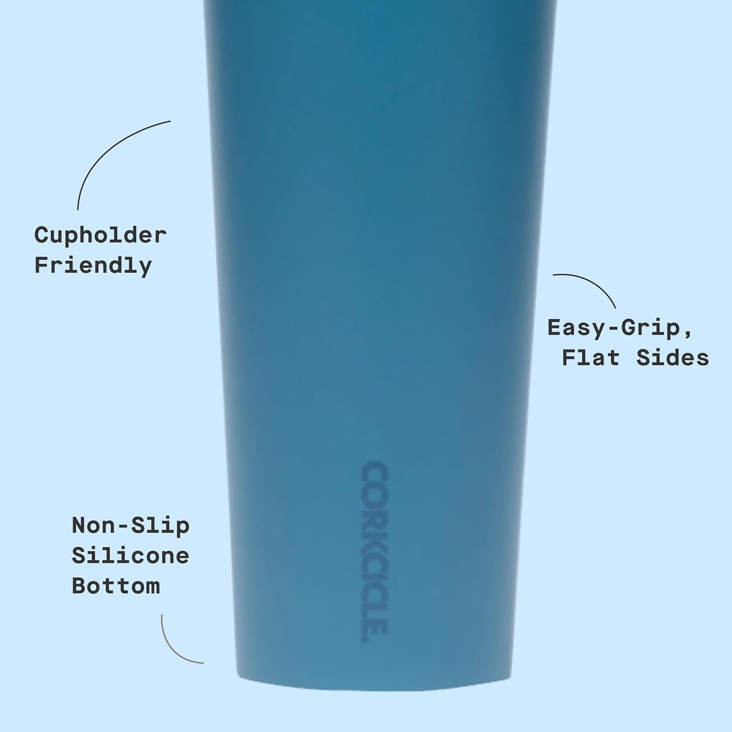 Classic Insulated Tumbler - Stainless Steel Tumbler with Lid, Triple Insulated for Hot & Cold Drinks, Shatterproof Lid, Cupholder Friendly, BPA-Free - 24oz - Cacao