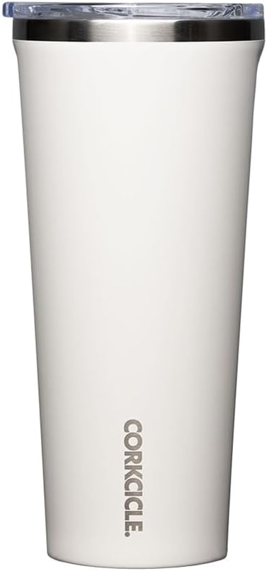 Classic Insulated Tumbler - Stainless Steel Tumbler with Lid, Triple Insulated for Hot & Cold Drinks, Shatterproof Lid, Cupholder Friendly, BPA-Free - 24oz - Cacao