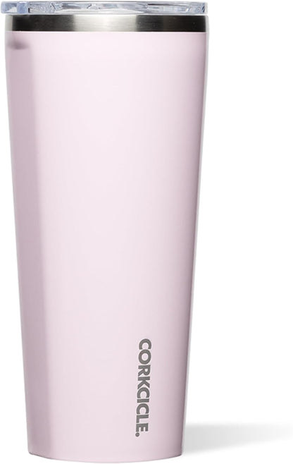 Classic Insulated Tumbler - Stainless Steel Tumbler with Lid, Triple Insulated for Hot & Cold Drinks, Shatterproof Lid, Cupholder Friendly, BPA-Free - 24oz - Cacao