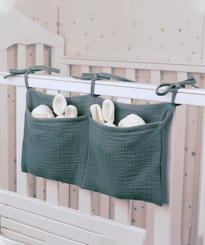 Baby Bedside Hanging Bags Storage Organizer Milk Bottle Toy Crib Baby Nappy-Bag Bed-Bunk Organizing Bag