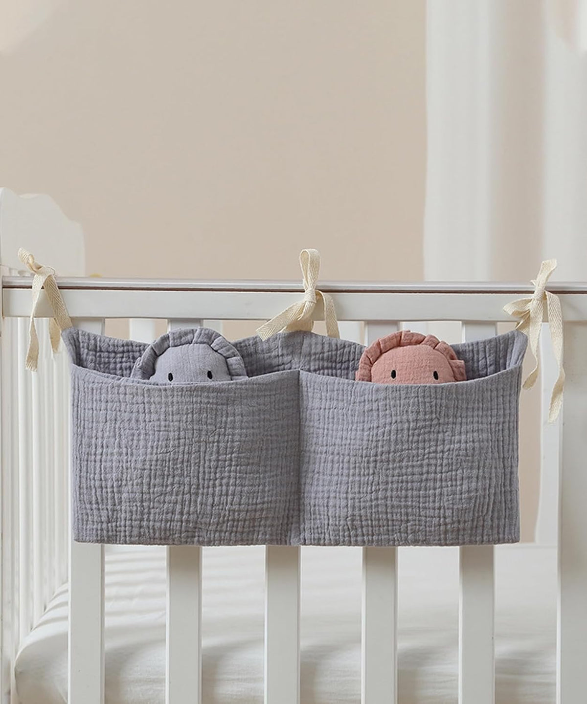 Baby Bedside Hanging Bags Storage Organizer Milk Bottle Toy Crib Baby Nappy-Bag Bed-Bunk Organizing Bag