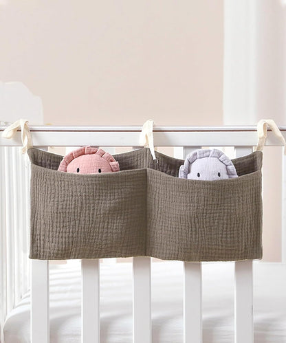 Baby Bedside Hanging Bags Storage Organizer Milk Bottle Toy Crib Baby Nappy-Bag Bed-Bunk Organizing Bag