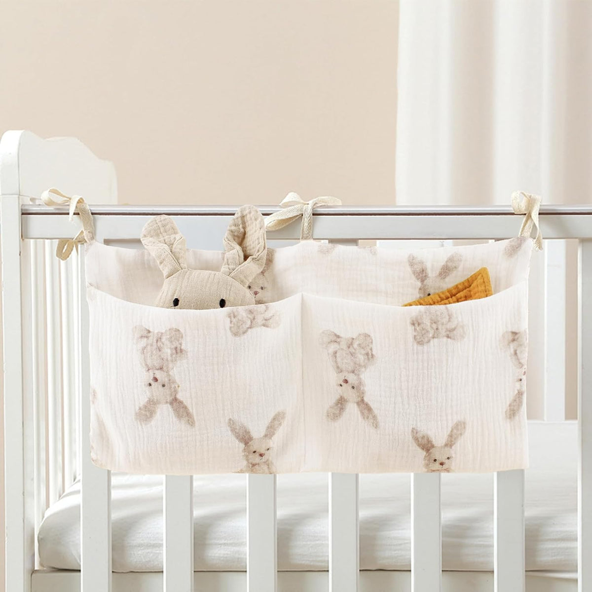 Baby Bedside Hanging Bags Storage Organizer Milk Bottle Toy Crib Baby Nappy-Bag Bed-Bunk Organizing Bag