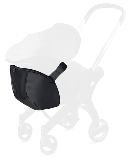 Infant Stroller Clip-On Storage Bag compatible with Doona, Pram Buggy Organizer Bag with Non-Slip Zipper Snap-On Stroller Bag & Large Storage Space, Baby Stroller Pushchair Accessory fit Doona
