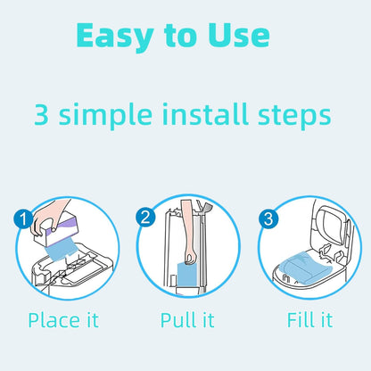 Diaper Pail Refills Bags with 30 Bags Compatible with Genie Easy Roll Signature and Platinum Diaper Pails, 7-Layer Odor-Barrier Technology-6 Packs