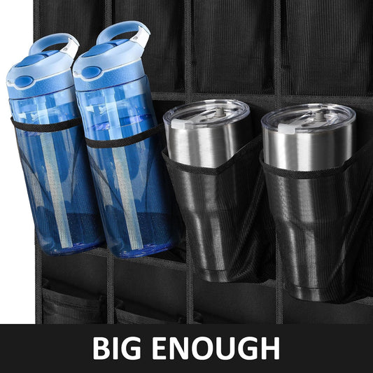 Tumbler Organizer,Water Bottle Organizer 24 Holders Over The Door Water Bottle Storage Rack Stanley Cup Organizer Various Sizes Cup Organizer For Kitchen Cabinet Pantry Closet Bedroom Bathroom
