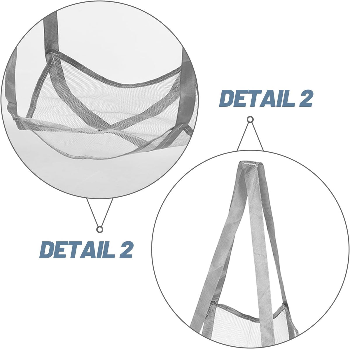 Over Door Sport Ball Storage Organizer - 4-Tier Wall Hanging Mesh Pocket Bag - Sports Equipment Pocket Holder Rack for Basketball, Football, Garage Ball Storage