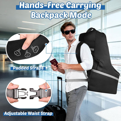 Upgrade Car Seat Travel Bag for Airplane: Backpack Carseat Bags Fit Graco