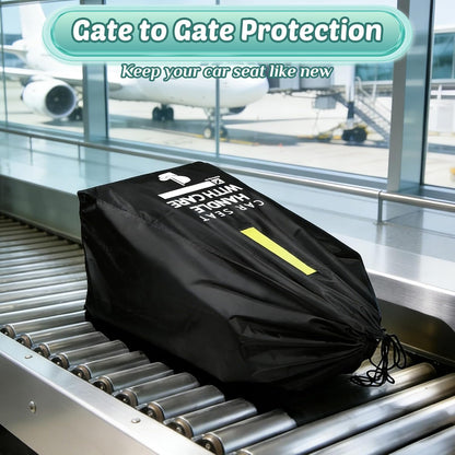 Upgrade Car Seat Travel Bag for Airplane: Backpack Carseat Bags Fit Graco