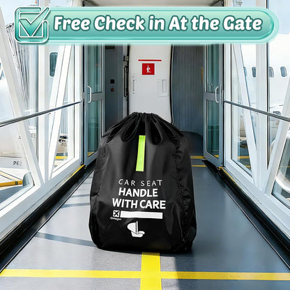 Upgrade Car Seat Travel Bag for Airplane: Backpack Carseat Bags Fit Graco