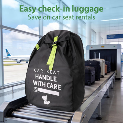 Upgrade Car Seat Travel Bag for Airplane: Backpack Carseat Bags Fit Graco