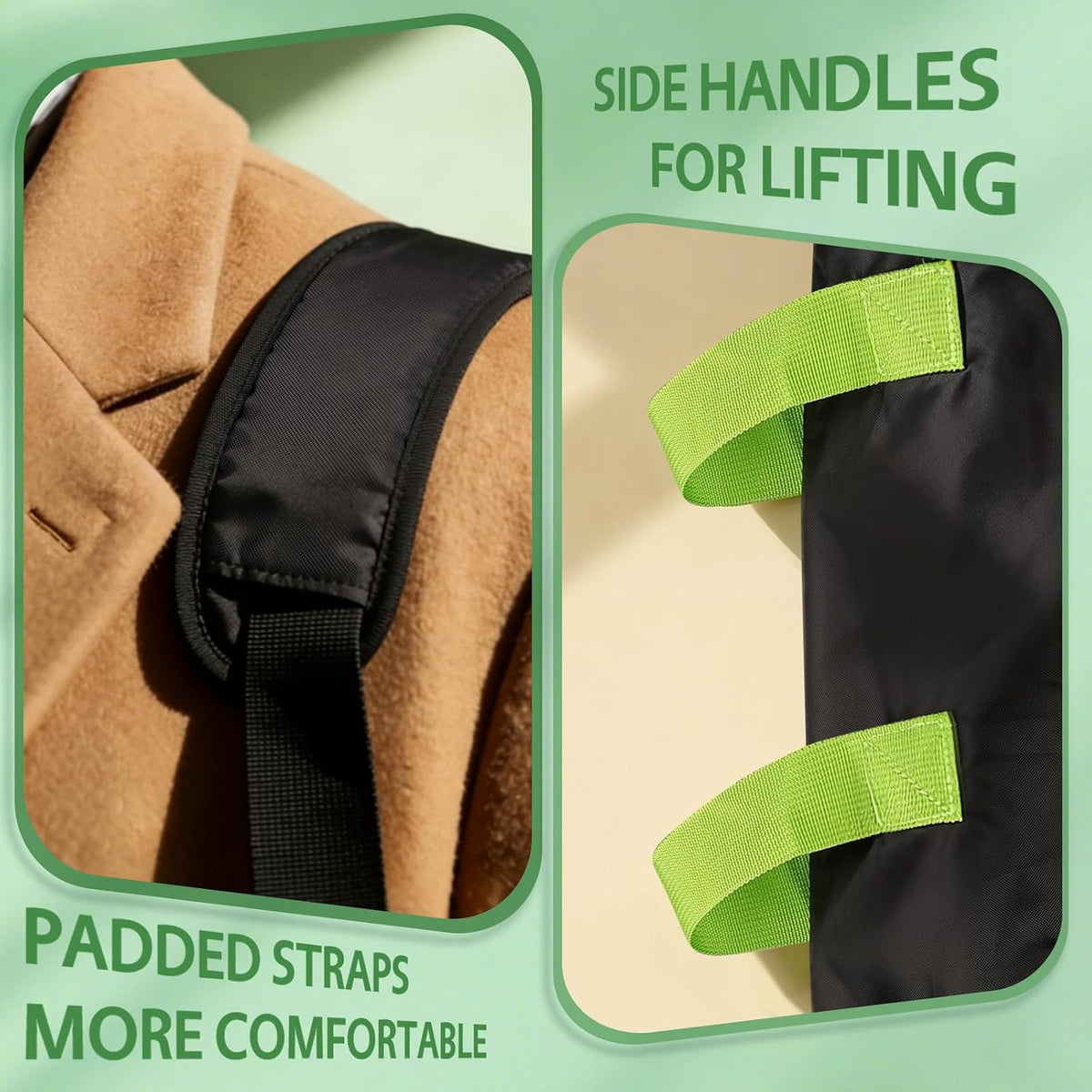 Upgrade Car Seat Travel Bag for Airplane: Backpack Carseat Bags Fit Graco