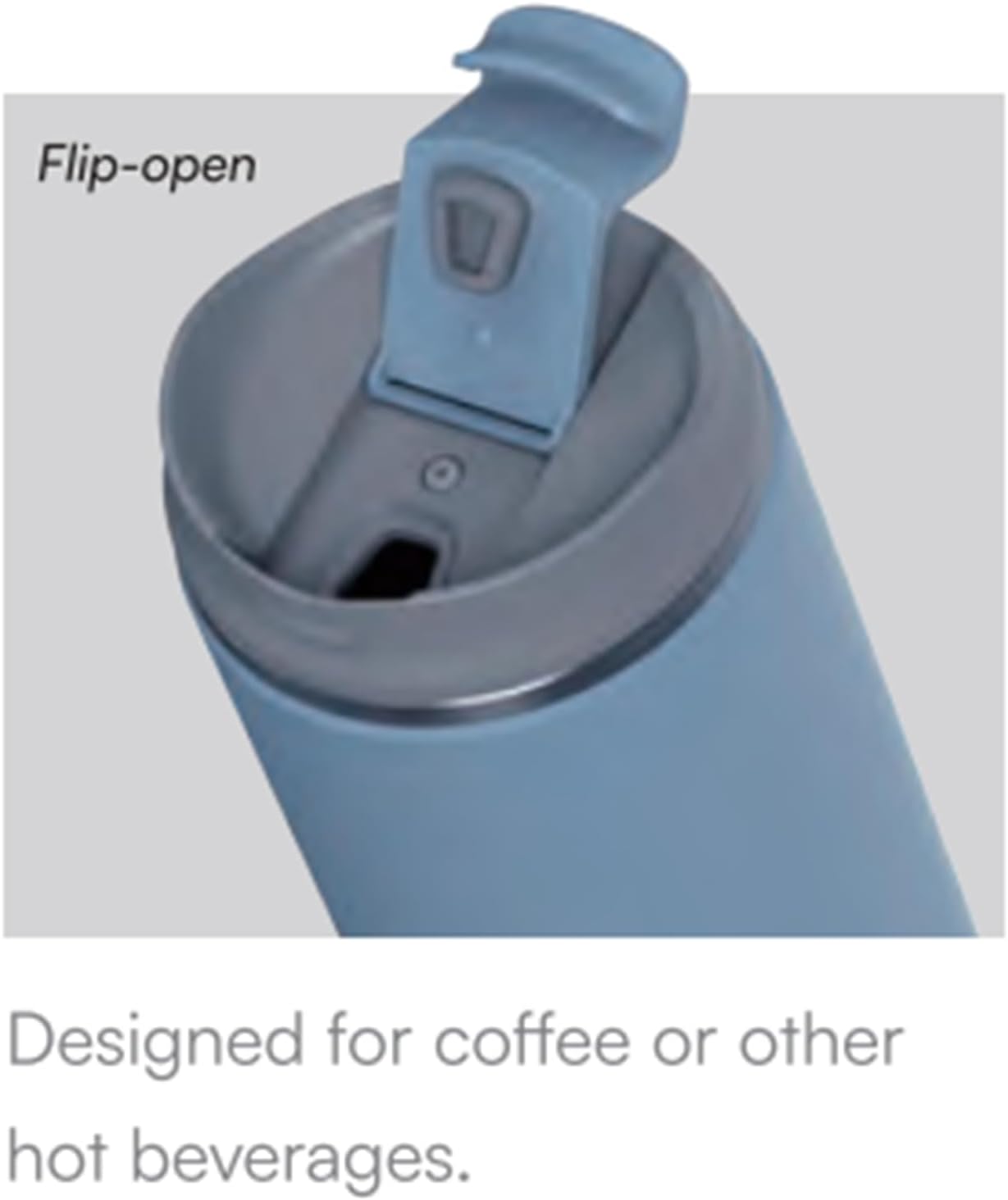 12oz Insulated Stainless Steel Coffee Cup, Lavender Purple | Travel Coffee Mug Leak Resistant Lid Wide Mouth Keeps Drinks Hot or Cold, Easy Cleaning