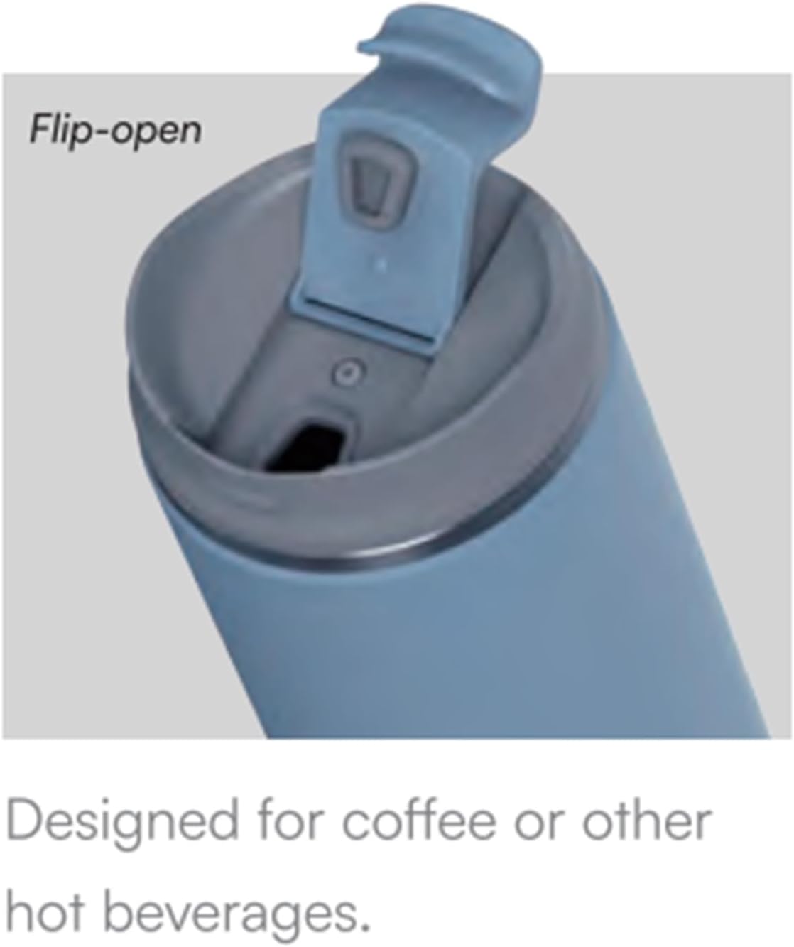 12oz Insulated Stainless Steel Coffee Cup, Lavender Purple | Travel Coffee Mug Leak Resistant Lid Wide Mouth Keeps Drinks Hot or Cold, Easy Cleaning