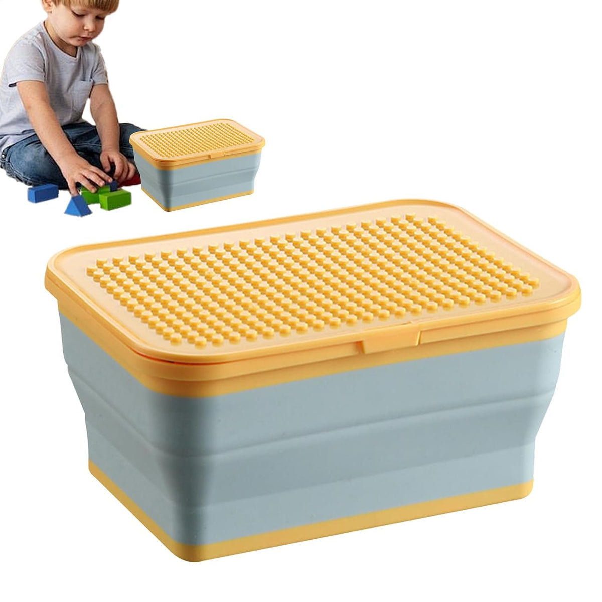 Toy Bin Silicone Folding Large Organizer Chest