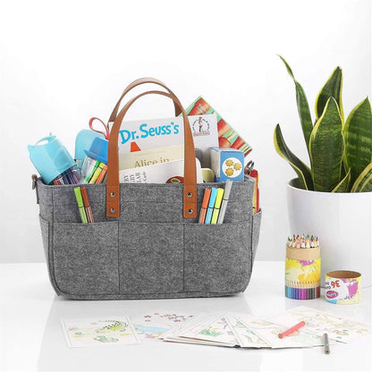 Baby Diaper Caddy Organizer, Multiple Compartments Baby Caddy, Collapsible Tote Bag with Handles, Organizer for Diapers #
