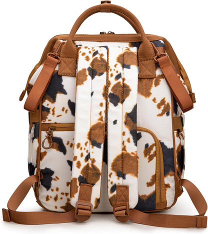 Montana West Wrangler Diaper Bag Backpack Aztec Callie Bag Travel Backpack Purses Western Multi-Function Baby Bags for Mom