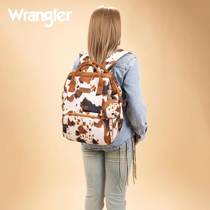 Montana West Wrangler Diaper Bag Backpack Aztec Callie Bag Travel Backpack Purses Western Multi-Function Baby Bags for Mom