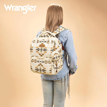 Montana West Wrangler Diaper Bag Backpack Aztec Callie Bag Travel Backpack Purses Western Multi-Function Baby Bags for Mom
