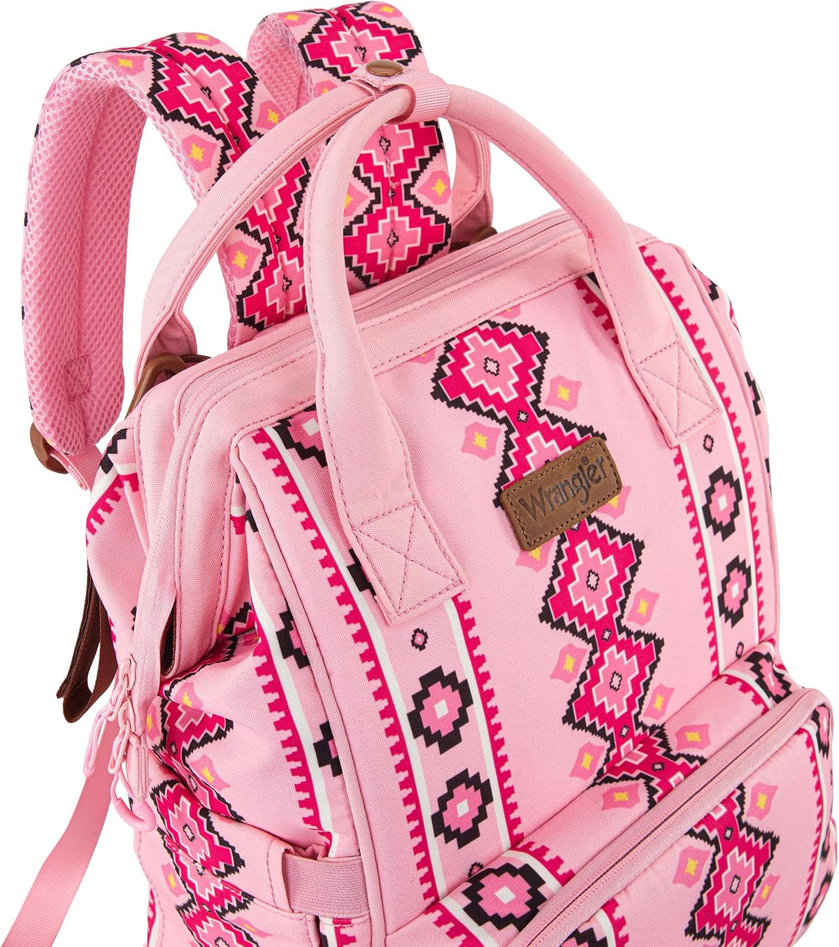 Montana West Wrangler Diaper Bag Backpack Aztec Callie Bag Travel Backpack Purses Western Multi-Function Baby Bags for Mom