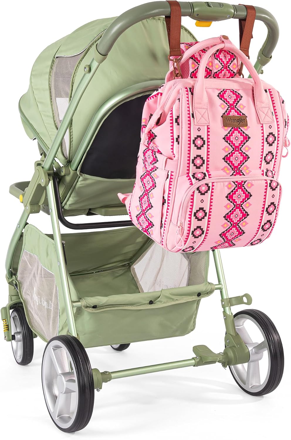 Montana West Wrangler Diaper Bag Backpack Aztec Callie Bag Travel Backpack Purses Western Multi-Function Baby Bags for Mom