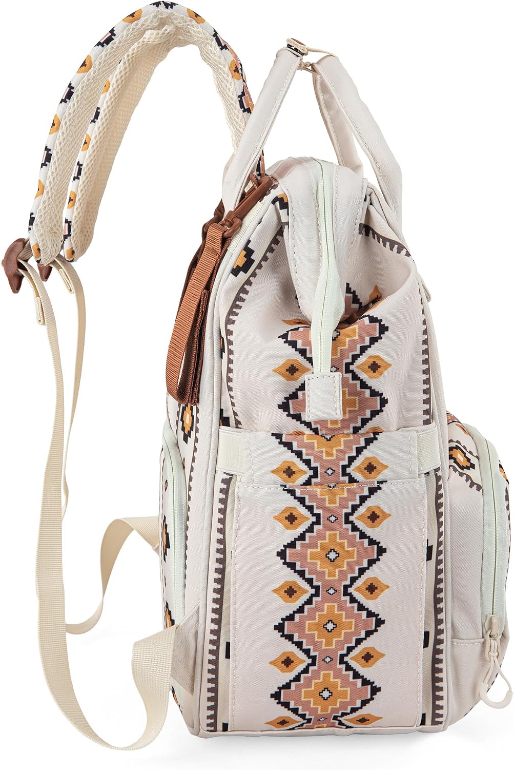 Montana West Wrangler Diaper Bag Backpack Aztec Callie Bag Travel Backpack Purses Western Multi-Function Baby Bags for Mom
